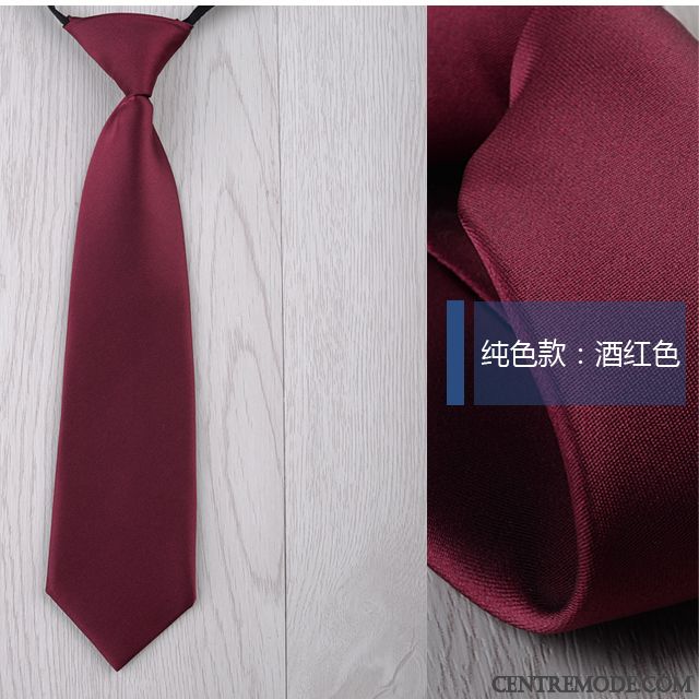 Cravate Homme Accessoires Chemise Petit Modèle Court Paragraphe Dessin Animé