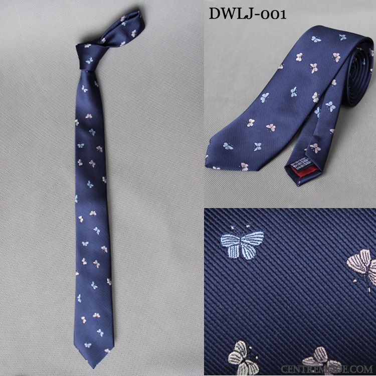 Cravate Homme Cerf Créatif Fleur Mode Accessoires Papillon Rouge