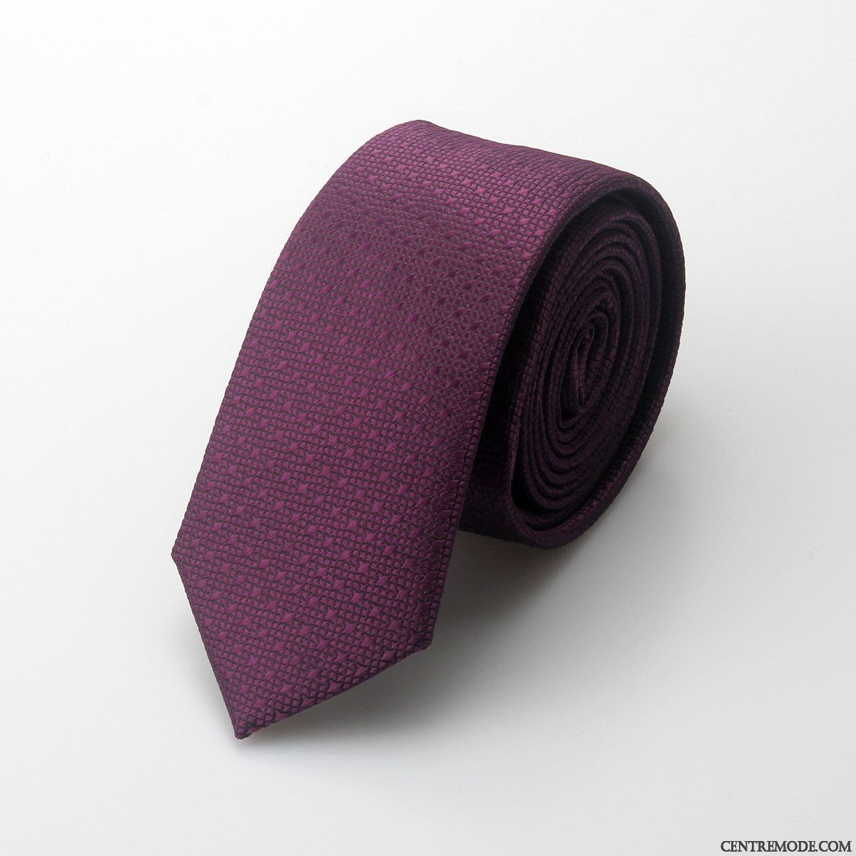 Cravate Homme Le Marié Loisir 5cm Étroit Vêtements De Cérémonie Le Nouveau Rouge