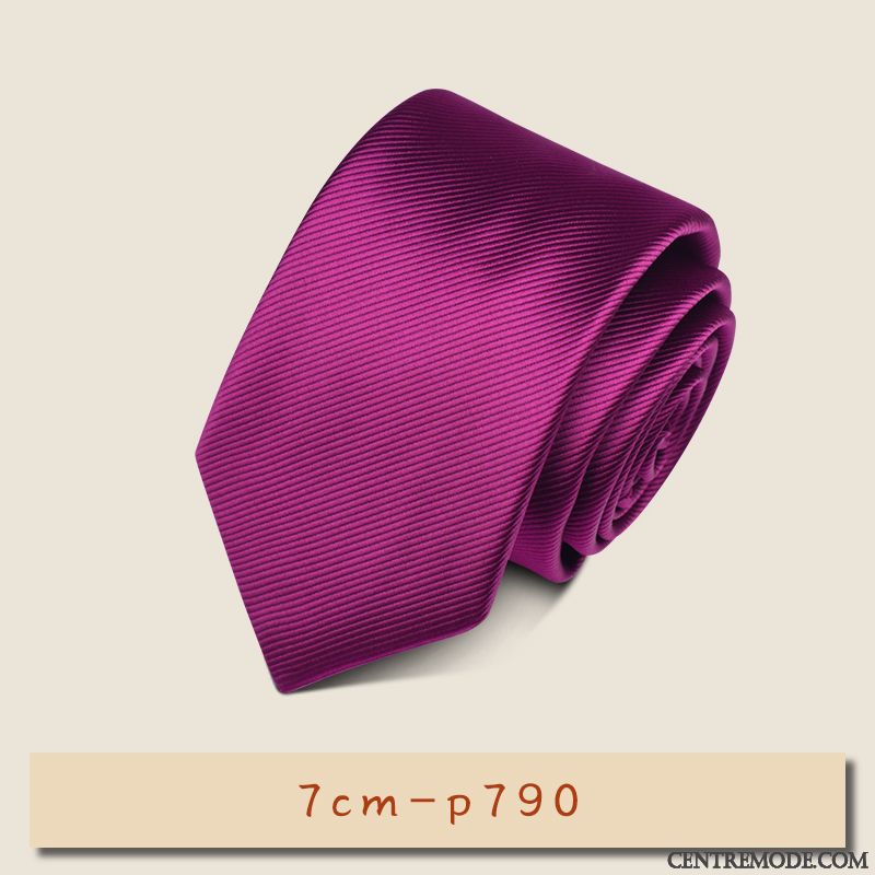 Cravate Homme Vêtements De Cérémonie Brodé Banquet Entreprise Le Marié Marier Bordeaux Rouge Violet