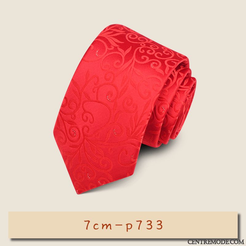 Cravate Homme Vêtements De Cérémonie Brodé Banquet Entreprise Le Marié Marier Bordeaux Rouge Violet