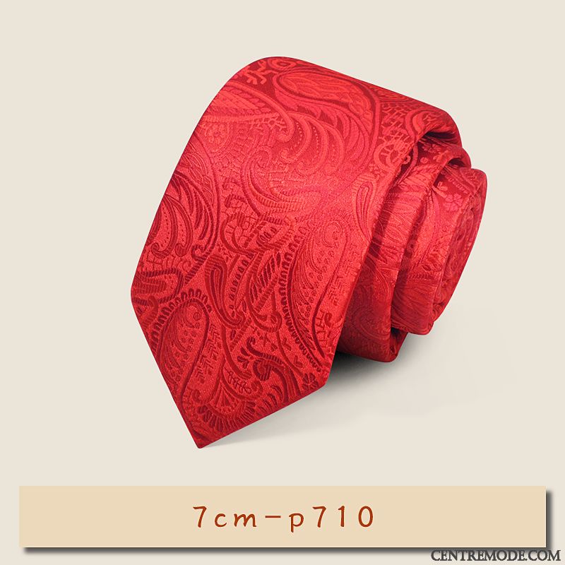 Cravate Homme Vêtements De Cérémonie Brodé Banquet Entreprise Le Marié Marier Bordeaux Rouge Violet