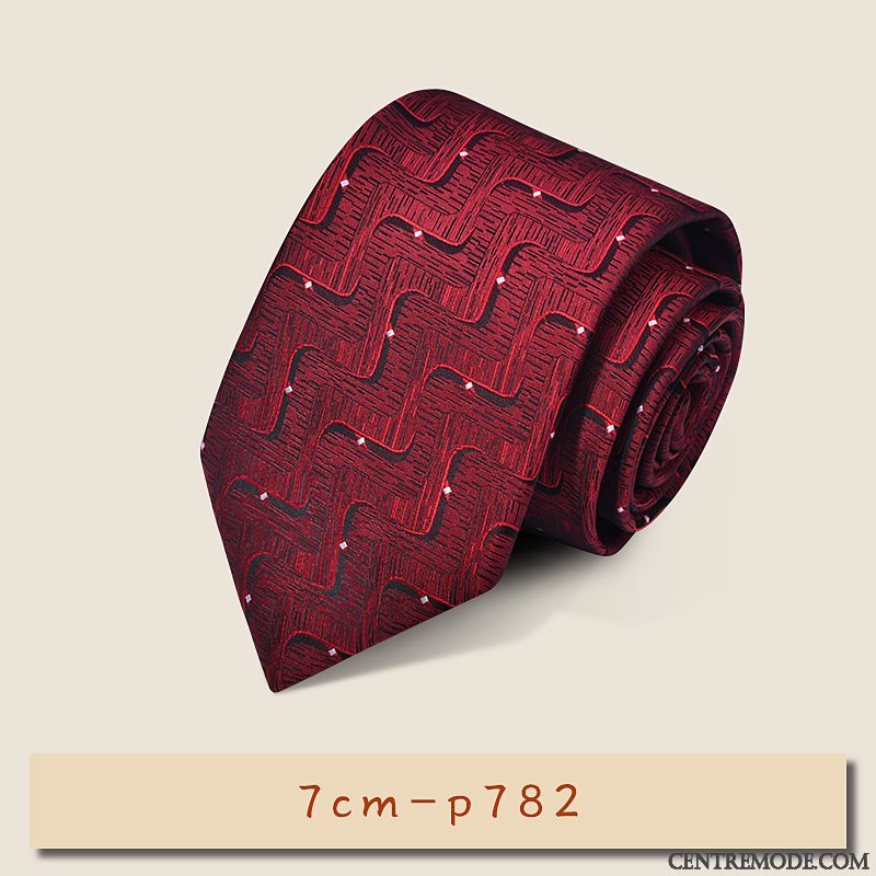 Cravate Homme Vêtements De Cérémonie Brodé Banquet Entreprise Le Marié Marier Bordeaux Rouge Violet
