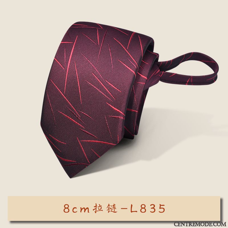 Cravate Homme Vêtements De Cérémonie Brodé Banquet Entreprise Le Marié Marier Bordeaux Rouge Violet