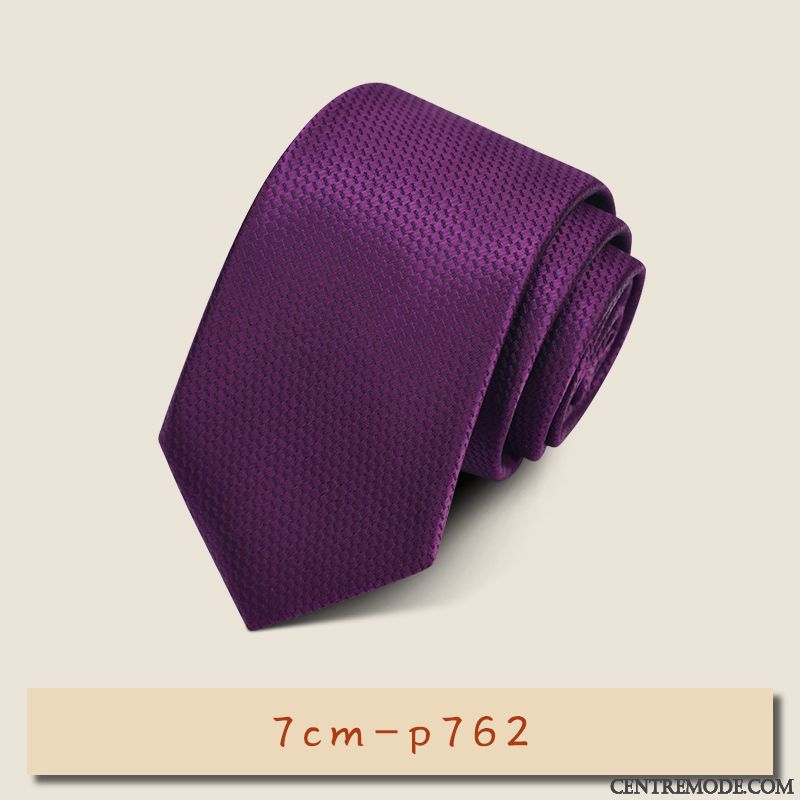 Cravate Homme Vêtements De Cérémonie Brodé Banquet Entreprise Le Marié Marier Bordeaux Rouge Violet