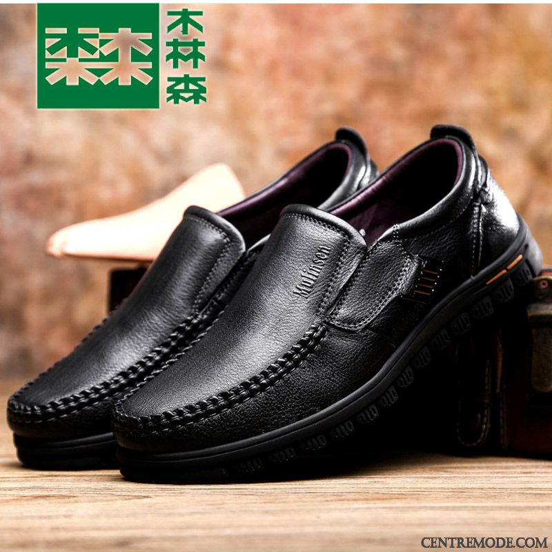 Derbies A Talon Pas Cher, Bottine Noir En Cuir Seagreen Rouge