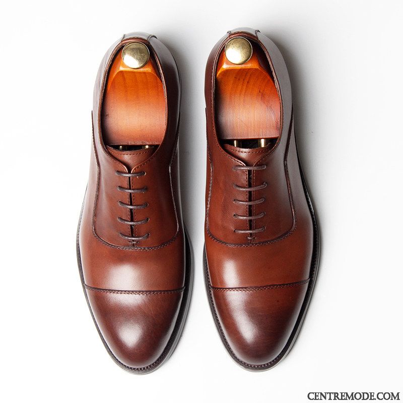 Derbies Cuir Homme Aigue-marine Beige Sable, Bottines Hommes Noires