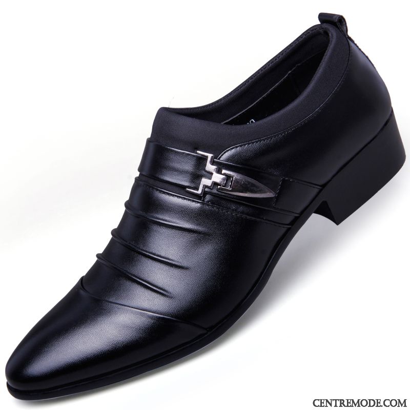 Derbies Cuir Homme Noir Azur Marine, Derbies Homme Talon