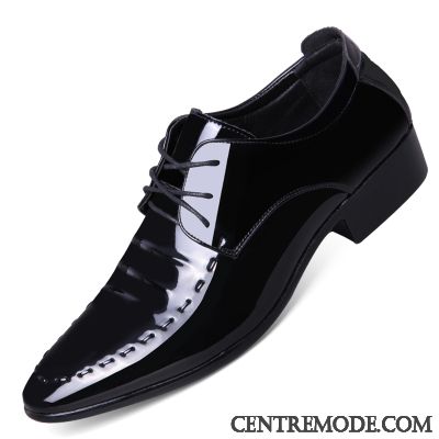 Derbies Cuir Homme Noir Azur Marine, Derbies Homme Talon