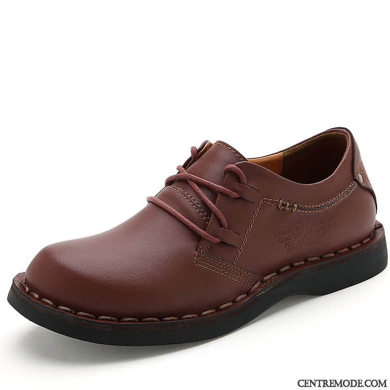 Derbies En Cuir Pour Homme Rose Saumon Sarcelle, Derbies Homme Grises En Cuir