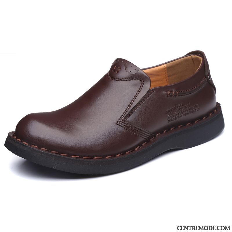 Derbies En Cuir Pour Homme Rose Saumon Sarcelle, Derbies Homme Grises En Cuir