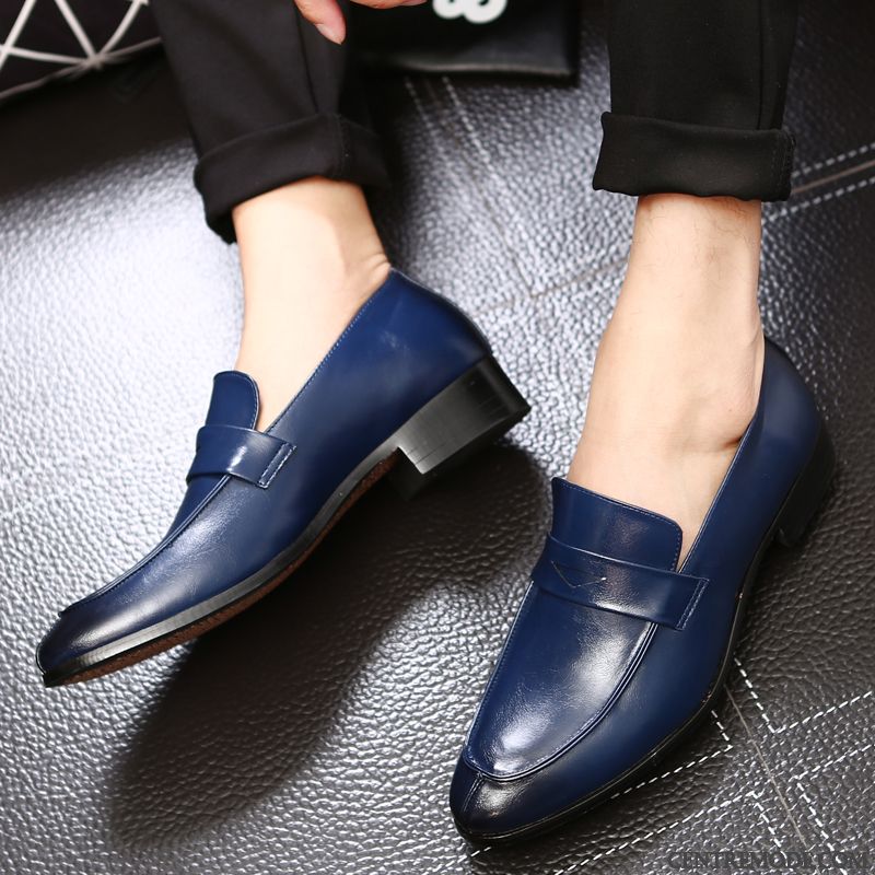 Derbies Homme De Boîtier Chaussures En Cuir Tendance Respirant Mode Été Brun