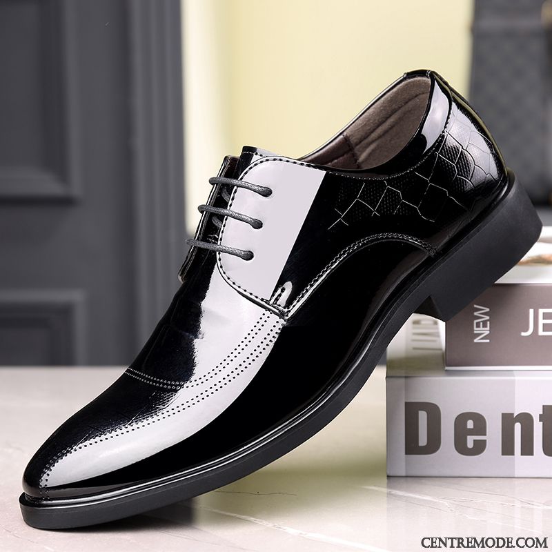 Derbies Homme Entreprise Costume Formel Printemps Respirant Décontractée Tous Les Assortis Noir