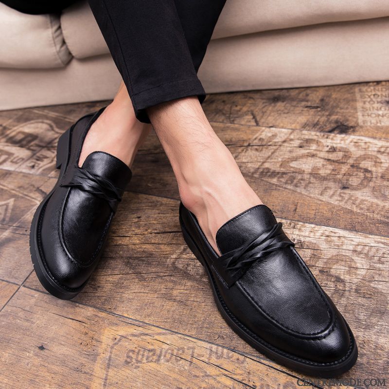 Derbies Homme Mocassin Flâneurs Chaussures En Cuir Tendance Décontractée Printemps Brun