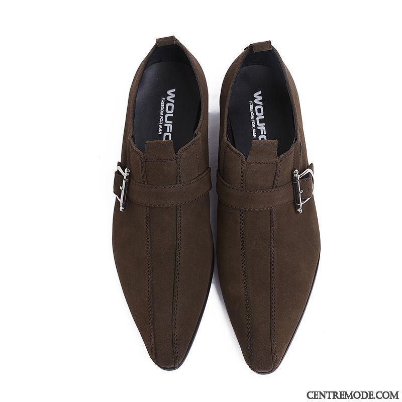 Derbies Hommes Noires Cuir, Bottines Cuir Marron Homme Bleu Rouge