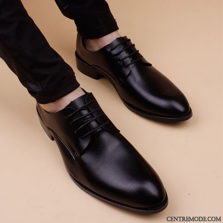 Derbies Noires À Lacets Homme, Bottines Homme Cuir Noir Bleu Ciel Saphir