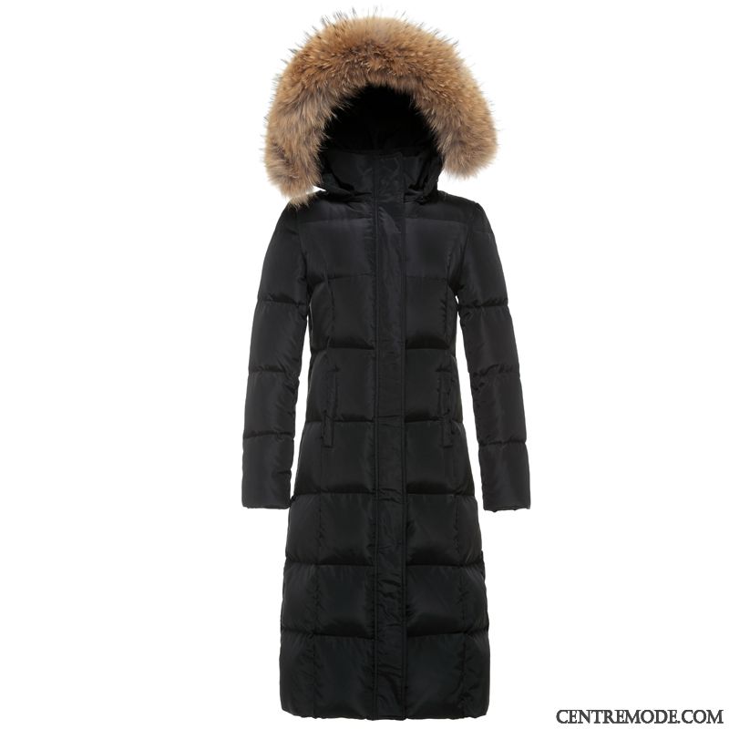 Doudoune Longue Capuche, Doudoune Longue Femme En Solde Seagreen Tout Noir