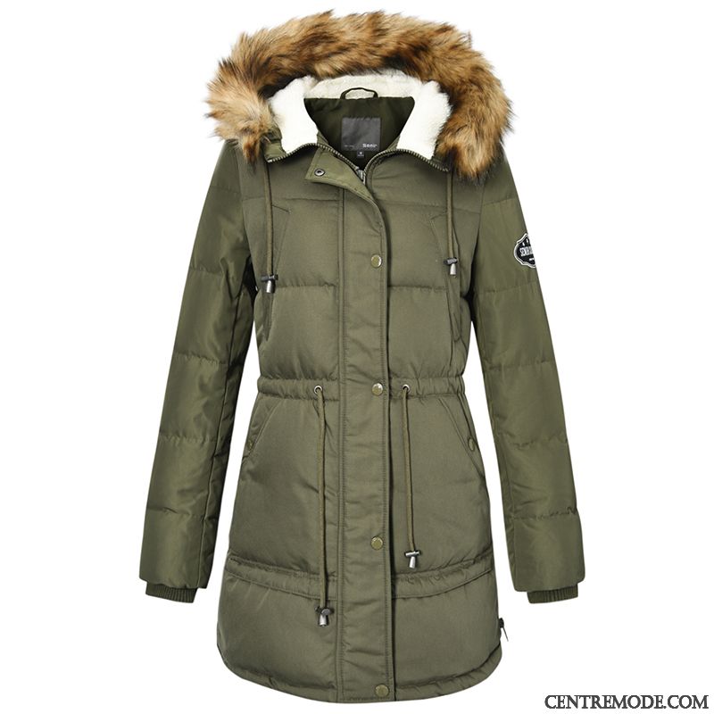 Doudoune Parka Femme Pas Cher Saumon Beige, Doudoune Femme Elegante En Vente