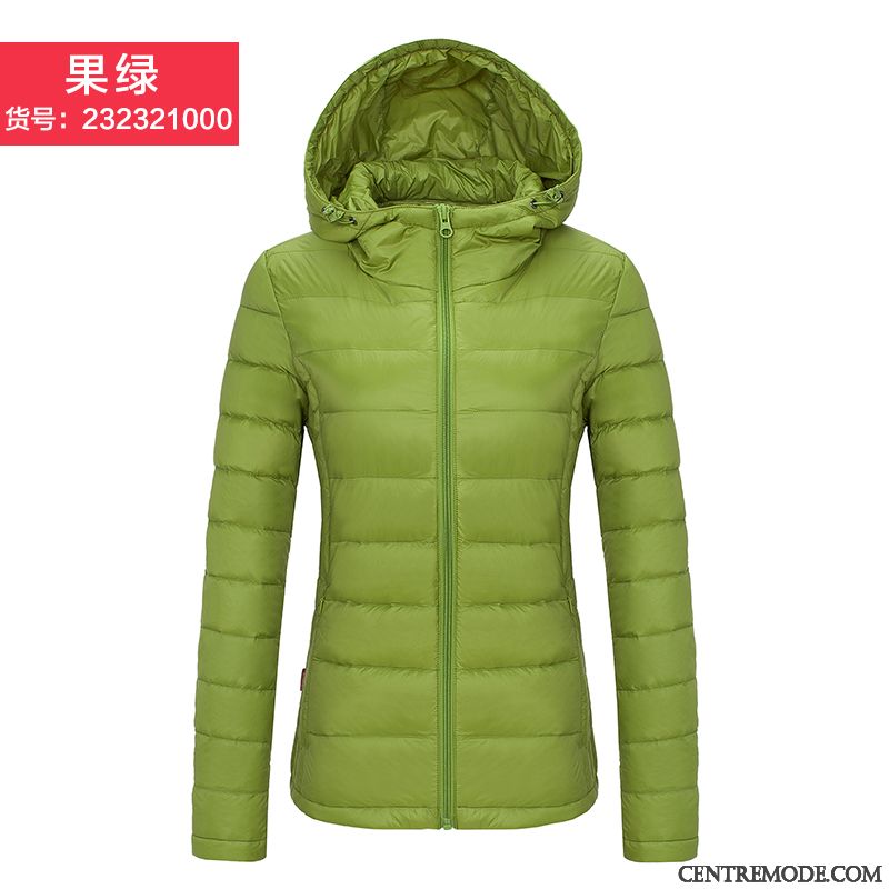 Doudoune Tres Chaude Femme Rouge Seagreen, Doudoune Femme Blanche Fourrure