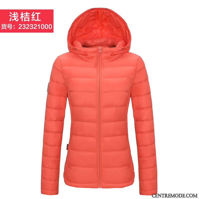 Doudoune Tres Chaude Femme Rouge Seagreen, Doudoune Femme Blanche Fourrure