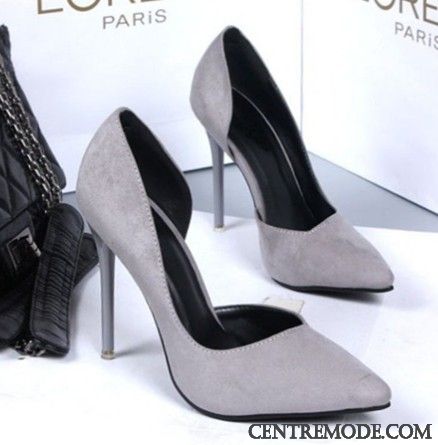 Escarpins Femme Pas Cher, Escarpins Noirs À Talons Beige Sable Kaki