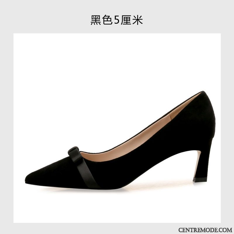 Escarpins À Talon Noir Soldes, Escarpins Femme Pas Cher Violet Or