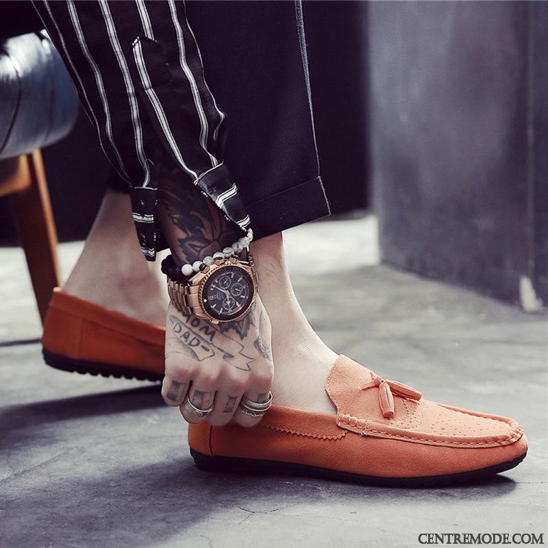 Hommes En Derbies Pas Cher, Bottines Beiges Homme Marron Blé