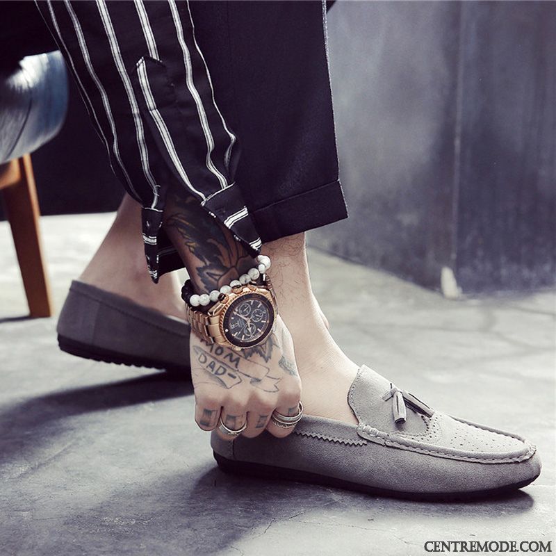Hommes En Derbies Pas Cher, Bottines Beiges Homme Marron Blé