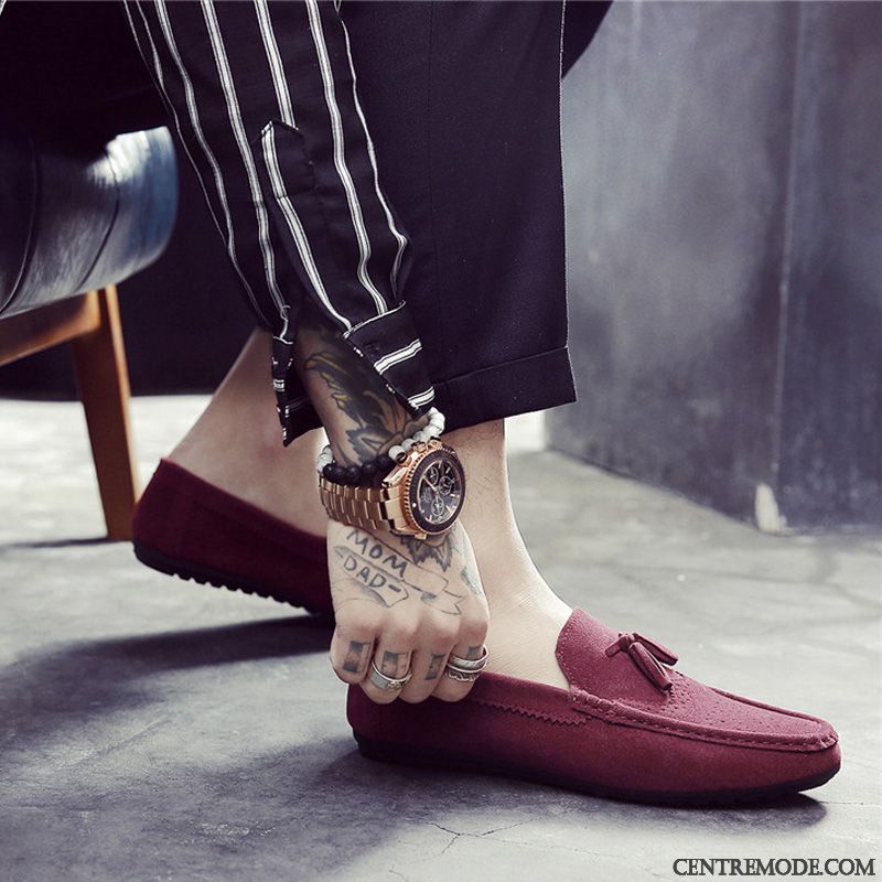 Hommes En Derbies Pas Cher, Bottines Beiges Homme Marron Blé