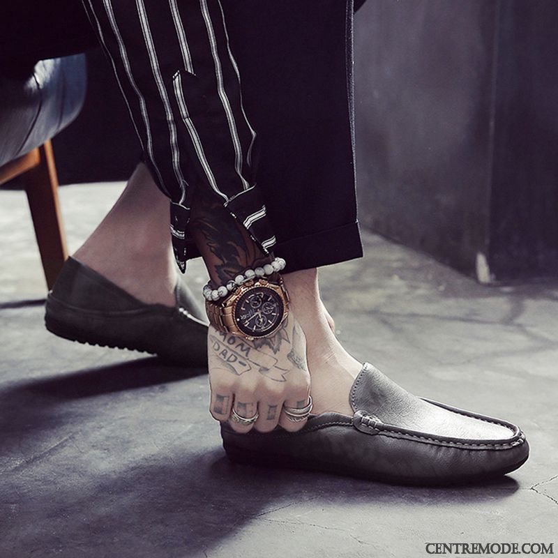 Hommes En Derbies Pas Cher, Bottines Beiges Homme Marron Blé