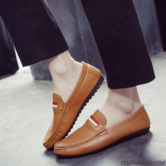 Hommes En Derbies Pas Cher, Bottines Beiges Homme Marron Blé