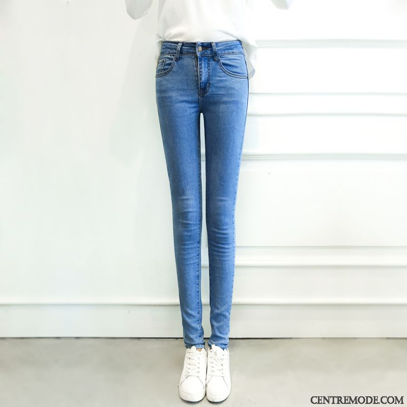 Jean Large Femme Taille Haute, Vetement En Jeans Pour Femme Écarlate Chocolat