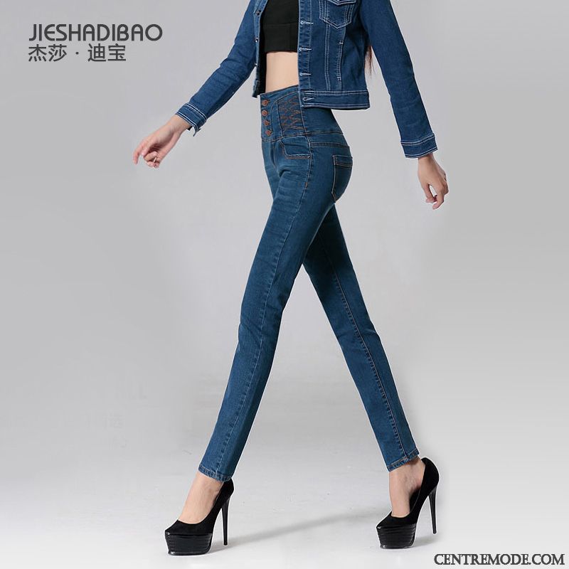 Jean Slim Taille Basse Femme Pas Cher, Jupes Jeans Pas Cher Mauve Blanc