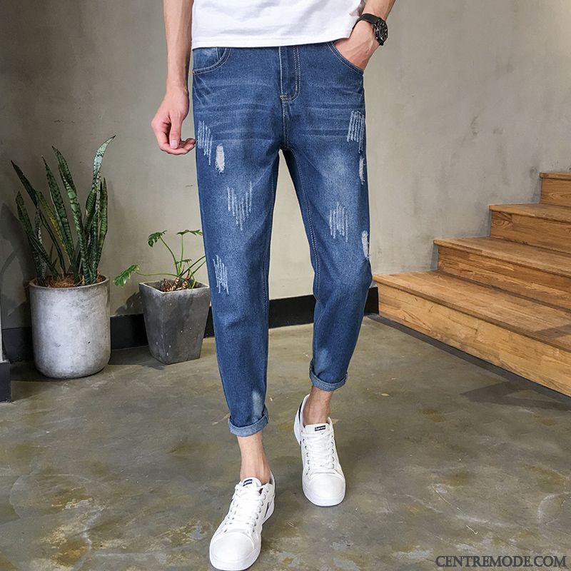 Jeans Discount Homme Soldes, Pantalon Homme Jean Marine Olive Verte