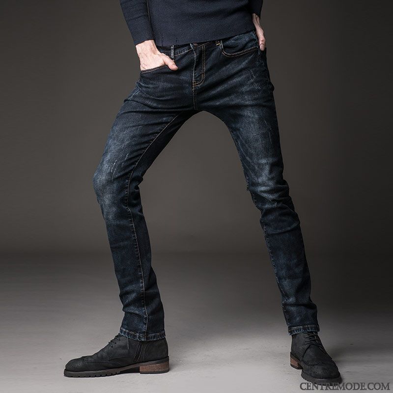 Jeans Homme Slim Fit, Jean Homme Gris Clair Vert Émeraude Bleu Turquoise