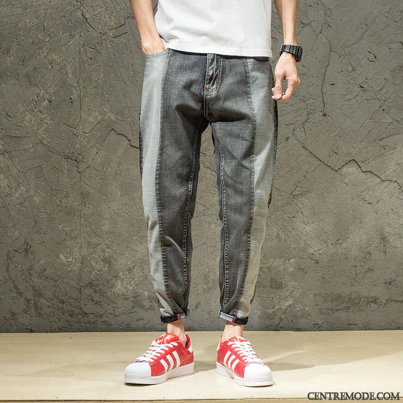 Jupe En Jeans Homme Pas Cher, Jean Grande Taille Pas Cher Blanc Rouge