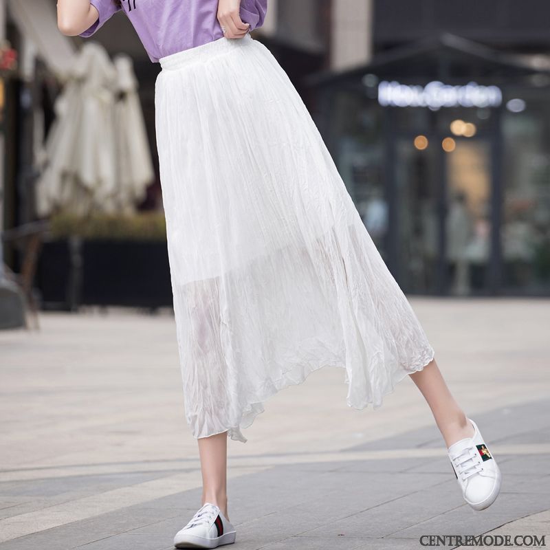 Jupes Femme Longue La Mode Ultra Été Fil Noir