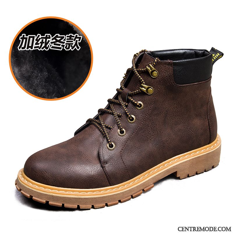 Les Chaussures Pour Homme Or Jaune, Bottes Marron Homme