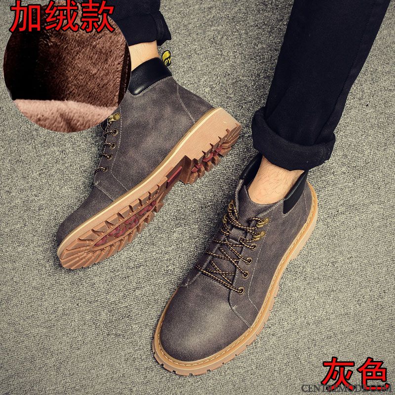 Les Chaussures Pour Homme Violet Gris Fumé, Acheter Bottes Homme