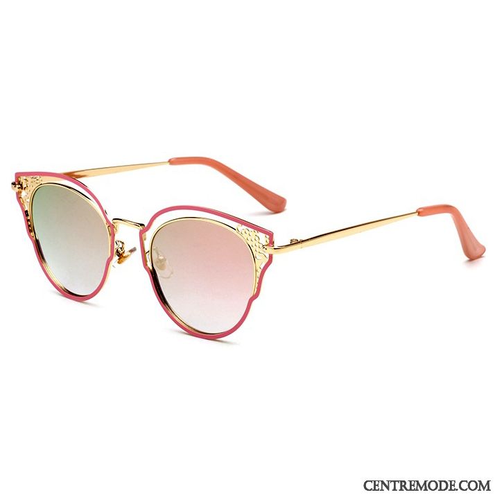 Lunettes De Soleil Femme Charmant Filles Creux Dentelle Tendance Modèles Féminins Noir Rose Or Gris