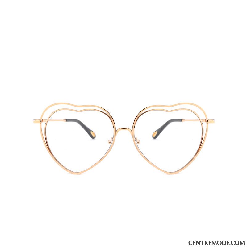 Lunettes De Soleil Femme Tendance Cœur Amour Dégradé Rétro Ultra Rose