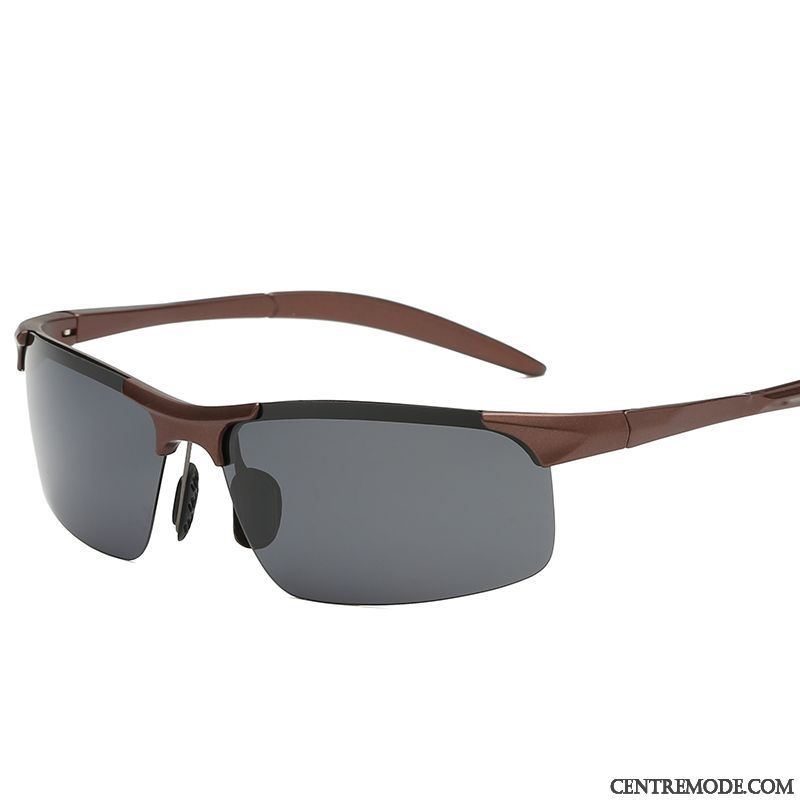 Lunettes De Soleil Homme Conduire Polarisant Chauffeur Balade Bleu Violet