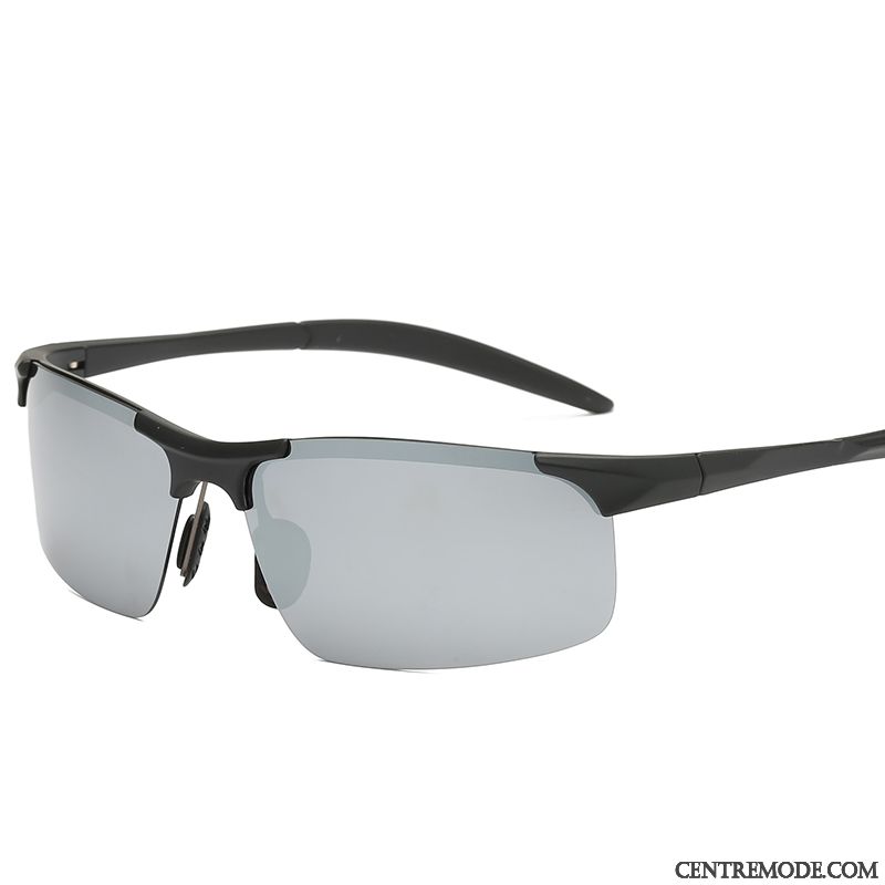 Lunettes De Soleil Homme Conduire Polarisant Chauffeur Balade Bleu Violet