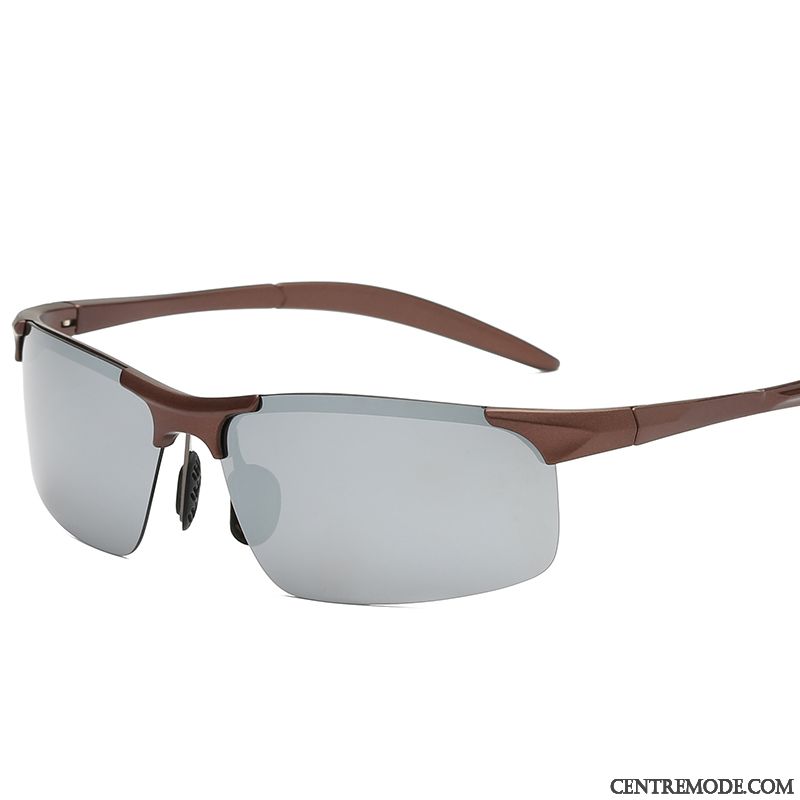 Lunettes De Soleil Homme Conduire Polarisant Chauffeur Balade Bleu Violet