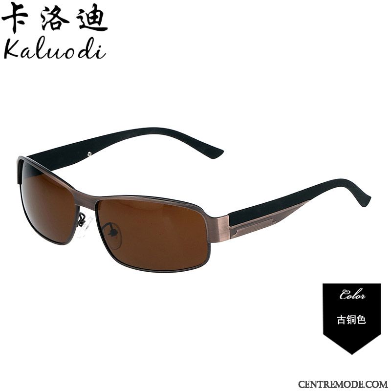 Lunettes De Soleil Homme Conduire Tendance Chauffeur Sport Noir