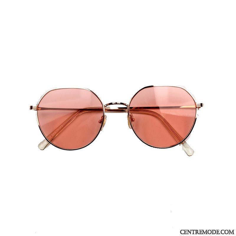 Lunettes De Soleil Homme Myopie Réseau Aviateur Célébrité Personnalité Tendance Rouge