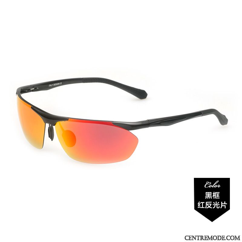 Lunettes De Soleil Homme Polarisant Le Nouveau Conduire Chauffeur Tendance Noir