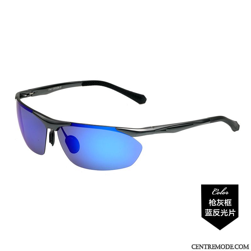 Lunettes De Soleil Homme Polarisant Le Nouveau Conduire Chauffeur Tendance Noir