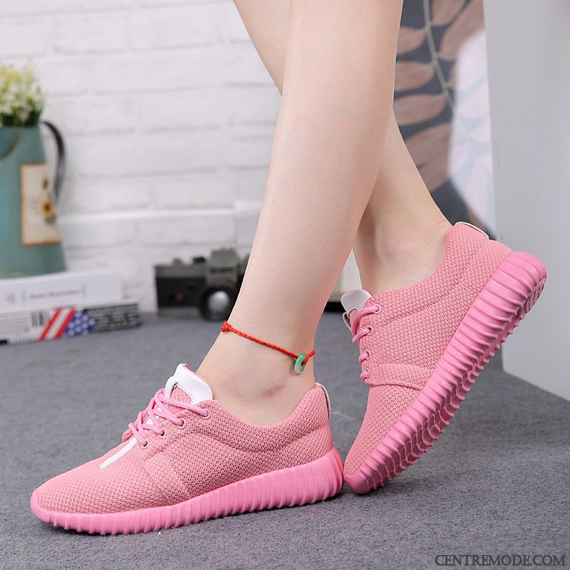 Magasin Chaussure De Running, Chaussure De Running Running Femme Rose Marine