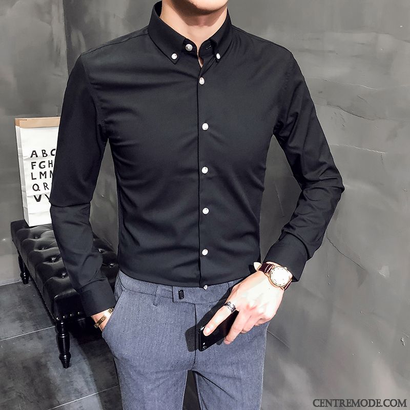 Magasin De Chemises Pour Hommes En Ligne, Chemise Jean Manche Courte Homme Brun Rose Saumon
